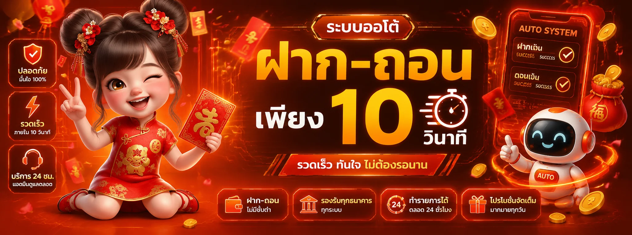 หน้าฝากถอน EVO228 ระบบออโต้รองรับธนาคารและทรูวอลเลท